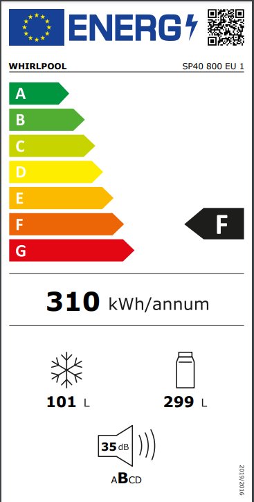 Whirlpool SP40 800 EU 1