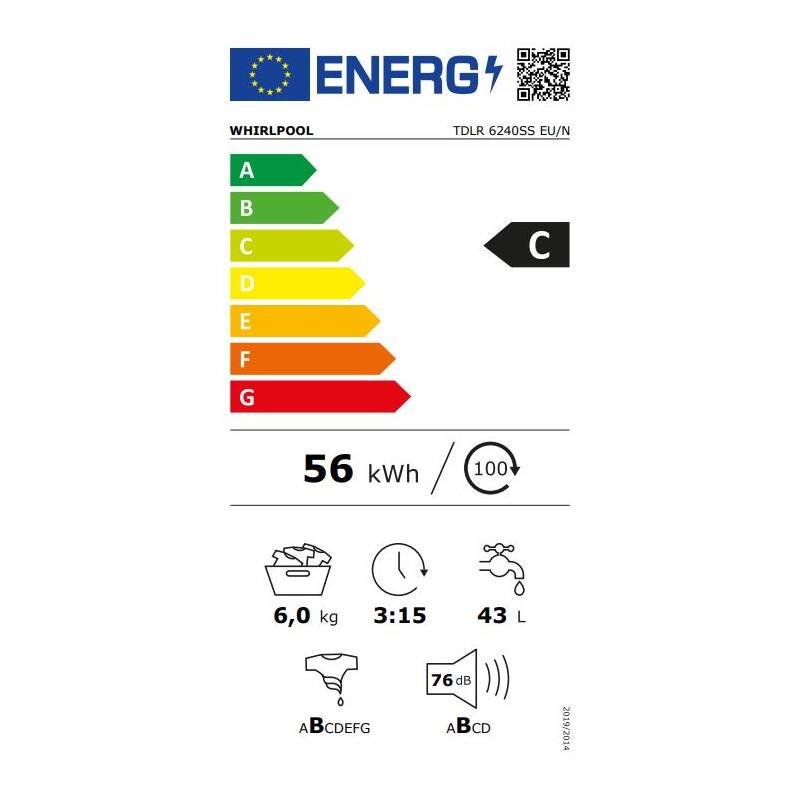 Whirlpool TDLR 6240S EU/N