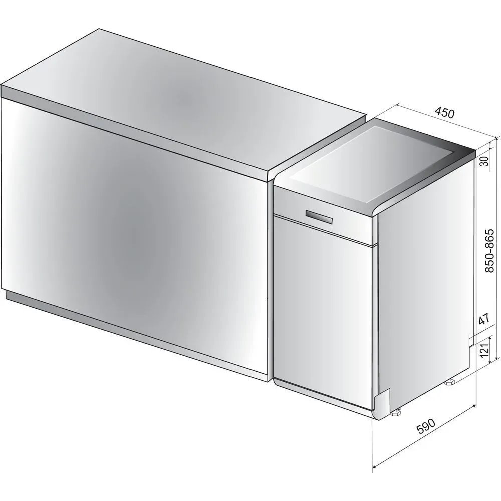 Whirlpool WSFO 3T125 6PC X