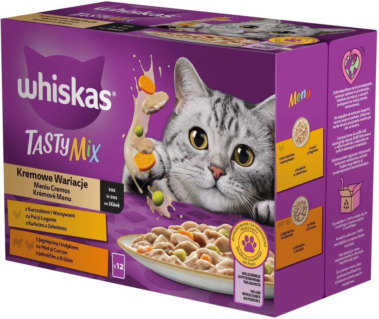 Whiskas Tasty Mix Country Collection - Cibo Umido Per Gatti Adulti, 52 Bustine Da 85g - Foto 4