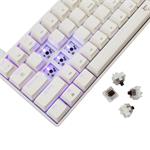 White Shark SHINOBI 2, bílá (US + hnědé switche)