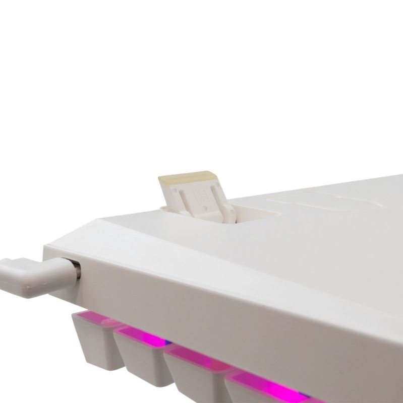 White Shark WAKIZASHI 2, bílá (US + modré switche)