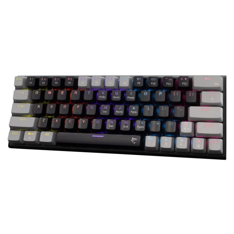 White Shark WAKIZASHI 2, černo-šedá (US + červené switche)