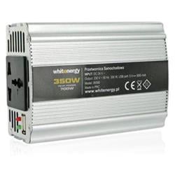 Whitenergy měnič napětí DC/AC 12V / 230V, 350W, USB