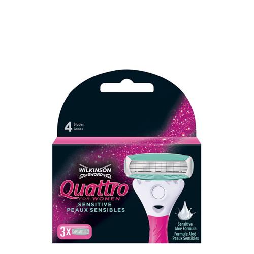 Wilkinson Sword Quattro for Women 3 náhradné hlavice