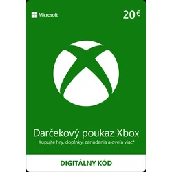 XBOX - Dárková karta Xbox 20 EUR elektronická licence