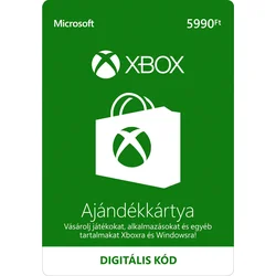 XBOX - Dárková karta Xbox 5990 HUF elektronická licence