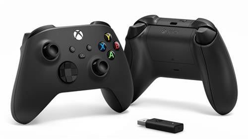 XSX - Gamepad série Xbox Black + adaptér pre Windows