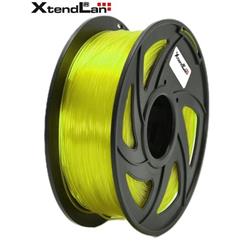 XtendLAN PLA filament 1,75mm průhledný žlutý 1kg