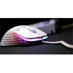XTRFY Gaming Mouse M4 RGB, bílá