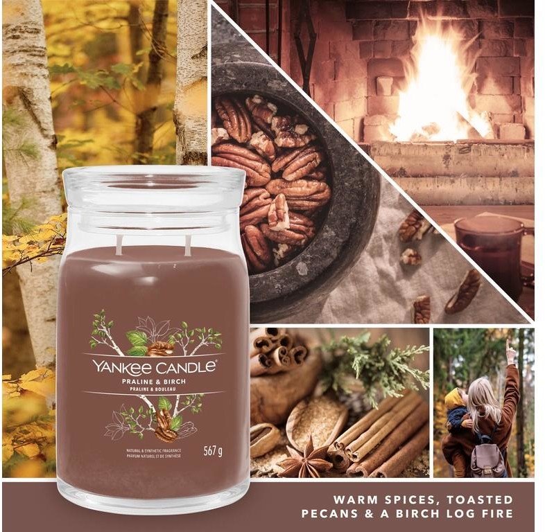 Yankee Candle Pralinka a breza 567g