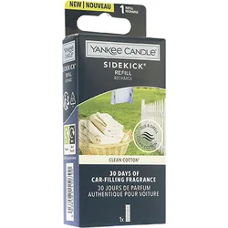 Yankee Candle Sidekick Clean Cotton náhradní náplň vůně do auta
