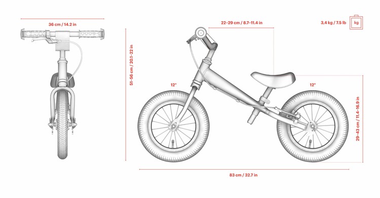 Yedoo Odrážedlo Yedoo YooToo - pink