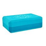 YOGA BLOCK LIFEFIT BOGA, tyrkysová
