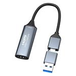 Zachytávač/grafber HDMI PremiumCord s konektorom USB3.0 a USB-C