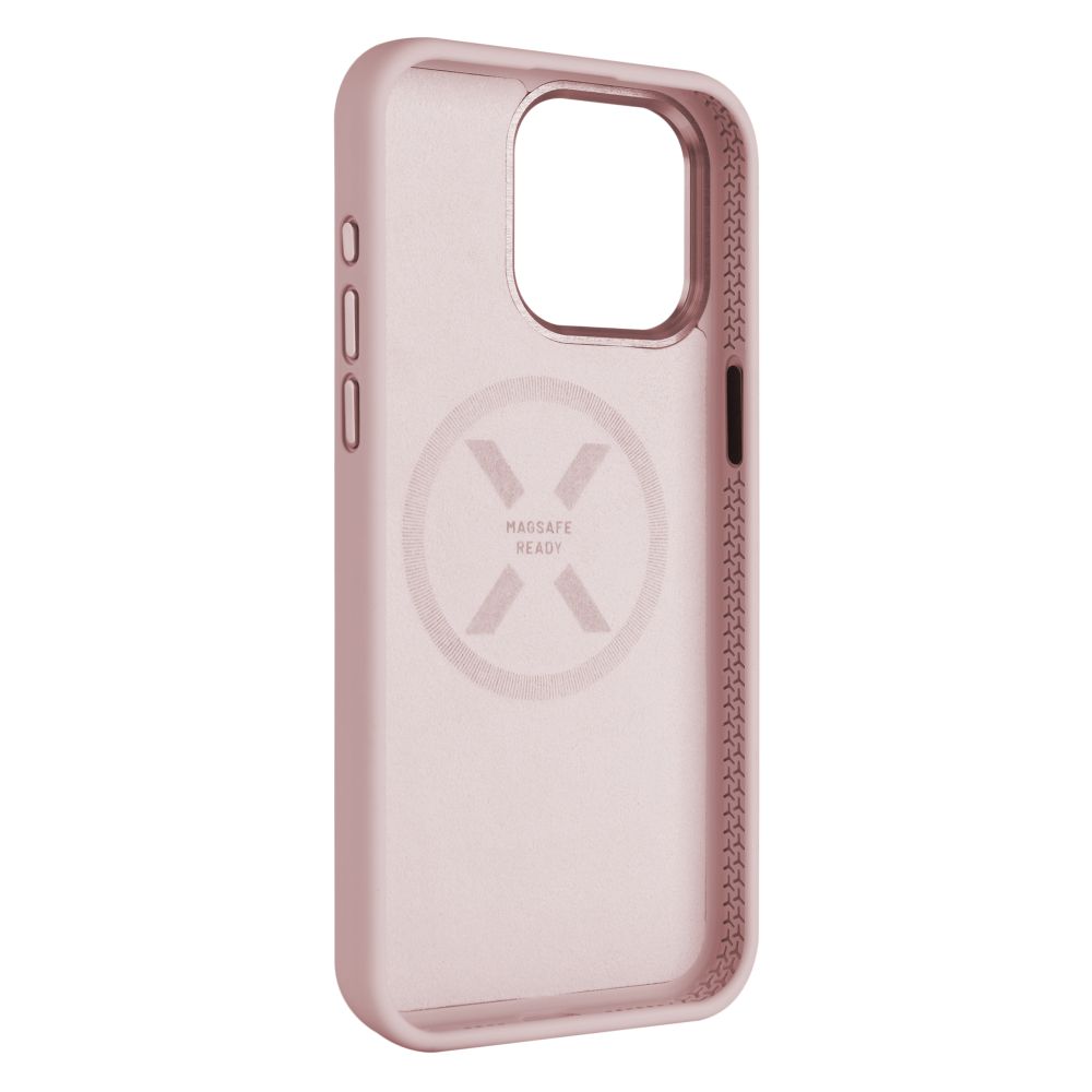 Zadní kryt FIXED MagFlow s podporou MagSafe pro Apple iPhone 15 Pro Max, růžový