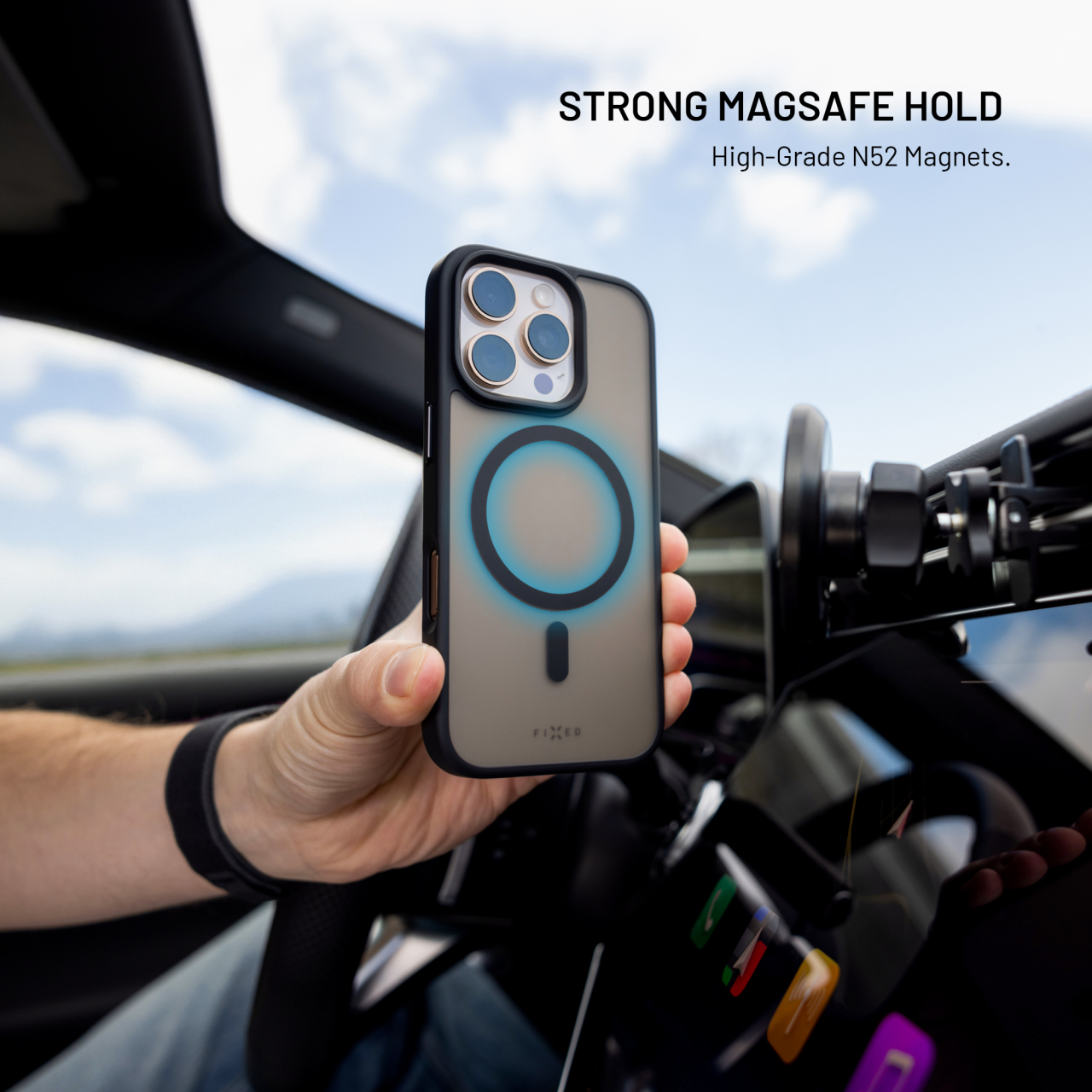Zadní kryt FIXED MagMisty s MagSafe pro Samsung Galaxy S26 Ultra, černý