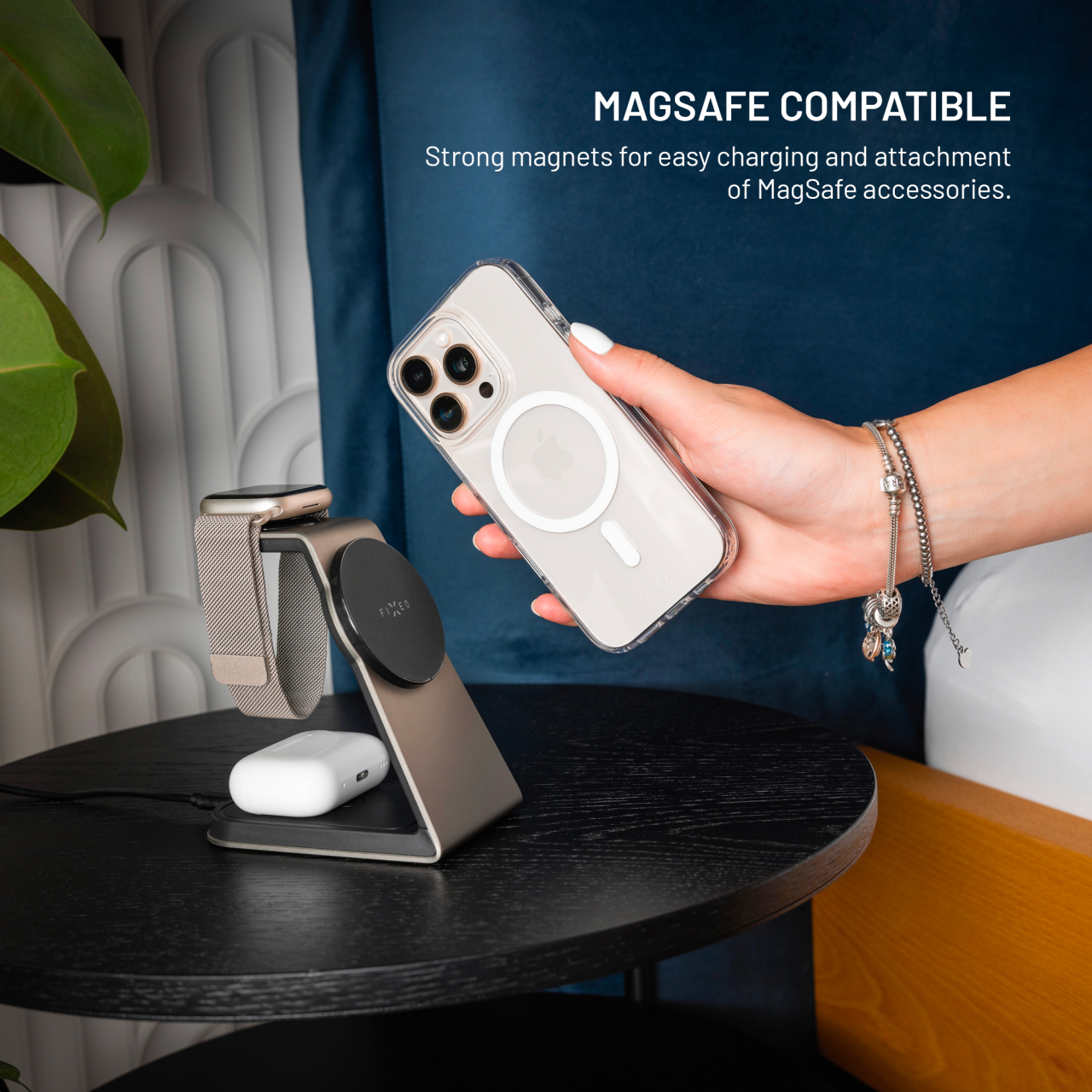 Zadní kryt FIXED MagPure s podporou Magsafe pro Xiaomi 17, čirý