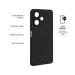 Zadní pogumovaný kryt FIXED Story pro Infinix Hot 30, černý