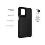 Zadní pogumovaný kryt FIXED Story pro Motorola Moto G55 5G, černý