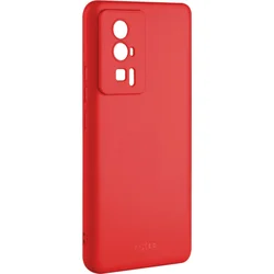 Zadní pogumovaný kryt FIXED Story pro POCO F5 Pro/F5 Pro 5G, červený