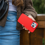 Zadní pogumovaný kryt FIXED Story pro Samsung Galaxy A26 5G, červený