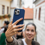 Zadní pogumovaný kryt FIXED Story pro Samsung Galaxy A36 5G, modrý