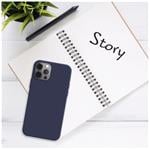 Zadní pogumovaný kryt FIXED Story pro Samsung Galaxy A54 5G, modrý