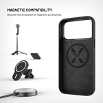 Zadný kryt FIXED MagFlow s podporou MagSafe pre Apple iPhone 18 Pro Max/17 Pro Max, čierny