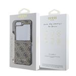 Zadný kryt Guess 4G Charm pre Samsung Galaxy Z Flip 6 Brown