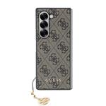 Zadný kryt Guess 4G Charm pre Samsung Galaxy Z Fold 6 Brown