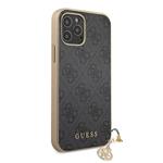 Zadný kryt Guess 4G Charms pre iPhone 12/12 Pro 6.1 Grey