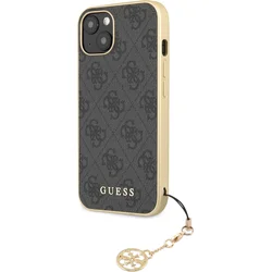 Zadný kryt Guess 4G Charms pre iPhone 13 Grey
