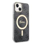 Zadný kryt Guess 4G IML MagSafe pre iPhone 13 Black