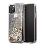 Zadný kryt Guess Glitter Hearts pre iPhone 11 Gold