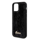 Zadný kryt Guess Sequin Script Logo pre iPhone 12/12 Pro Black