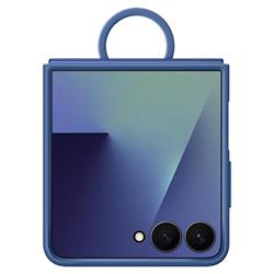 Zadný kryt Samsung s držiakom prstov pre Flip7 modrý