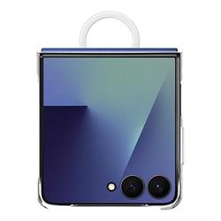Zadný kryt Samsung s držiakom prstov pre Flip7 priehľadný