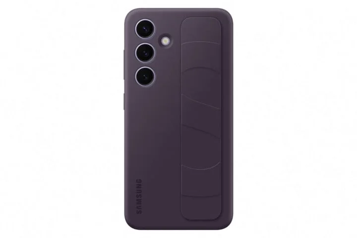 Zadný kryt Samsung s pútkom pre Samsung Galaxy S24 fialový