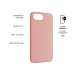 Zadný pogumovaný kryt FIXED Story pre Apple iPhone 16e, ružový