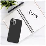 Zadný pogumovaný kryt FIXED Story pre Apple iPhone 17 Pro, čierny
