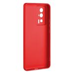 Zadný pogumovaný kryt FIXED Story pre POCO F5 Pro/F5 Pro 5G, červený