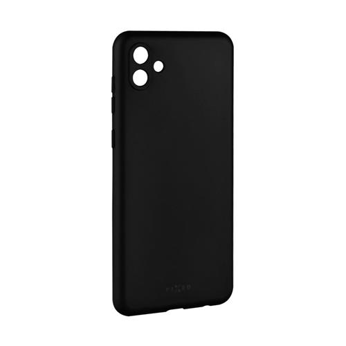 Zadný pogumovaný kryt FIXED Story pre Samsung Galaxy A04, čierny
