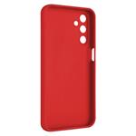 Zadný pogumovaný kryt FIXED Story pre Samsung Galaxy A15/A15 5G, červený