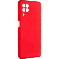 Zadný pogumovaný kryt FIXED Story pre Samsung Galaxy A22, červený