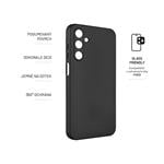 Zadný pogumovaný kryt FIXED Story pre Samsung Galaxy A25 5G, čierny
