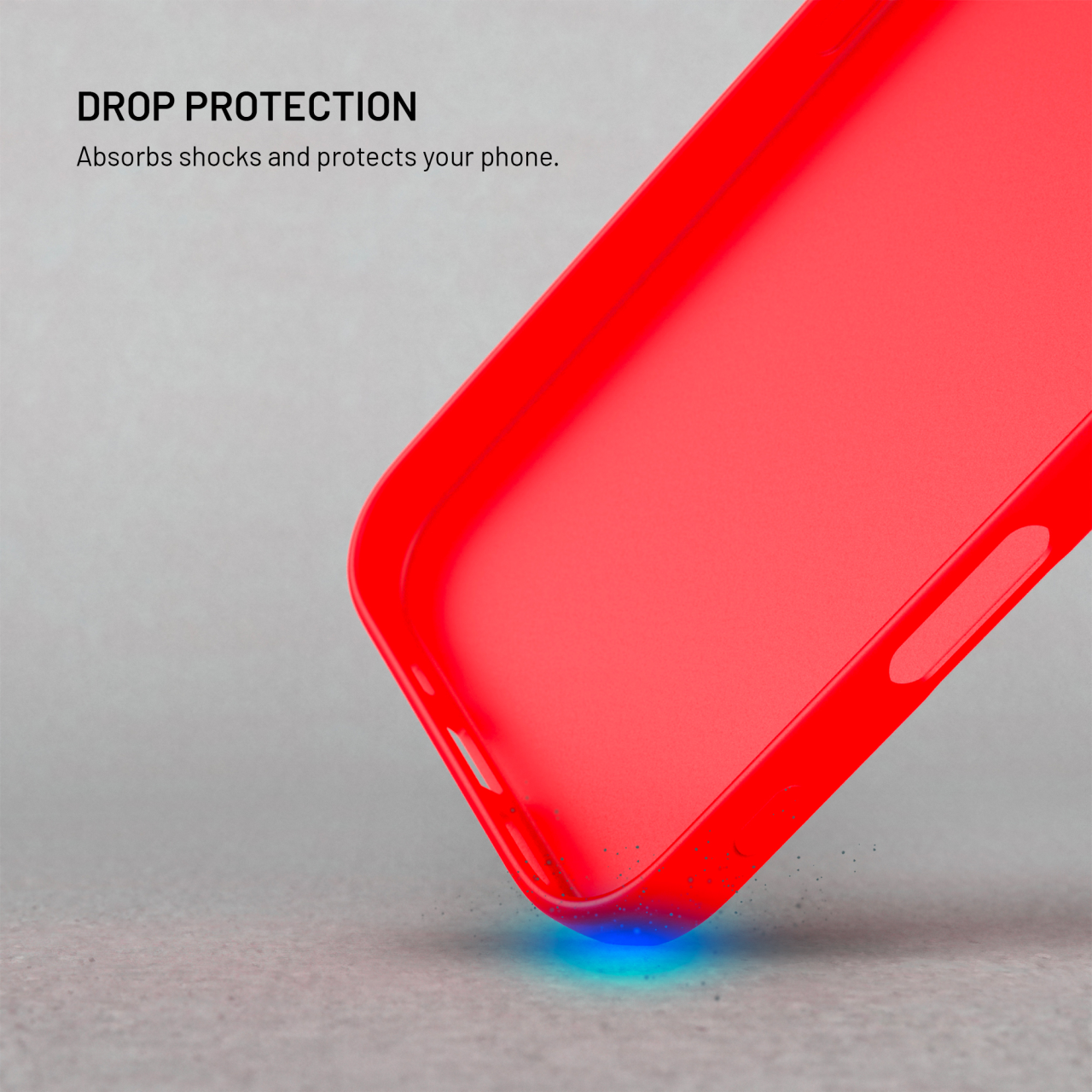 Zadný pogumovaný kryt FIXED Story pre Samsung Galaxy A36 5G, červený