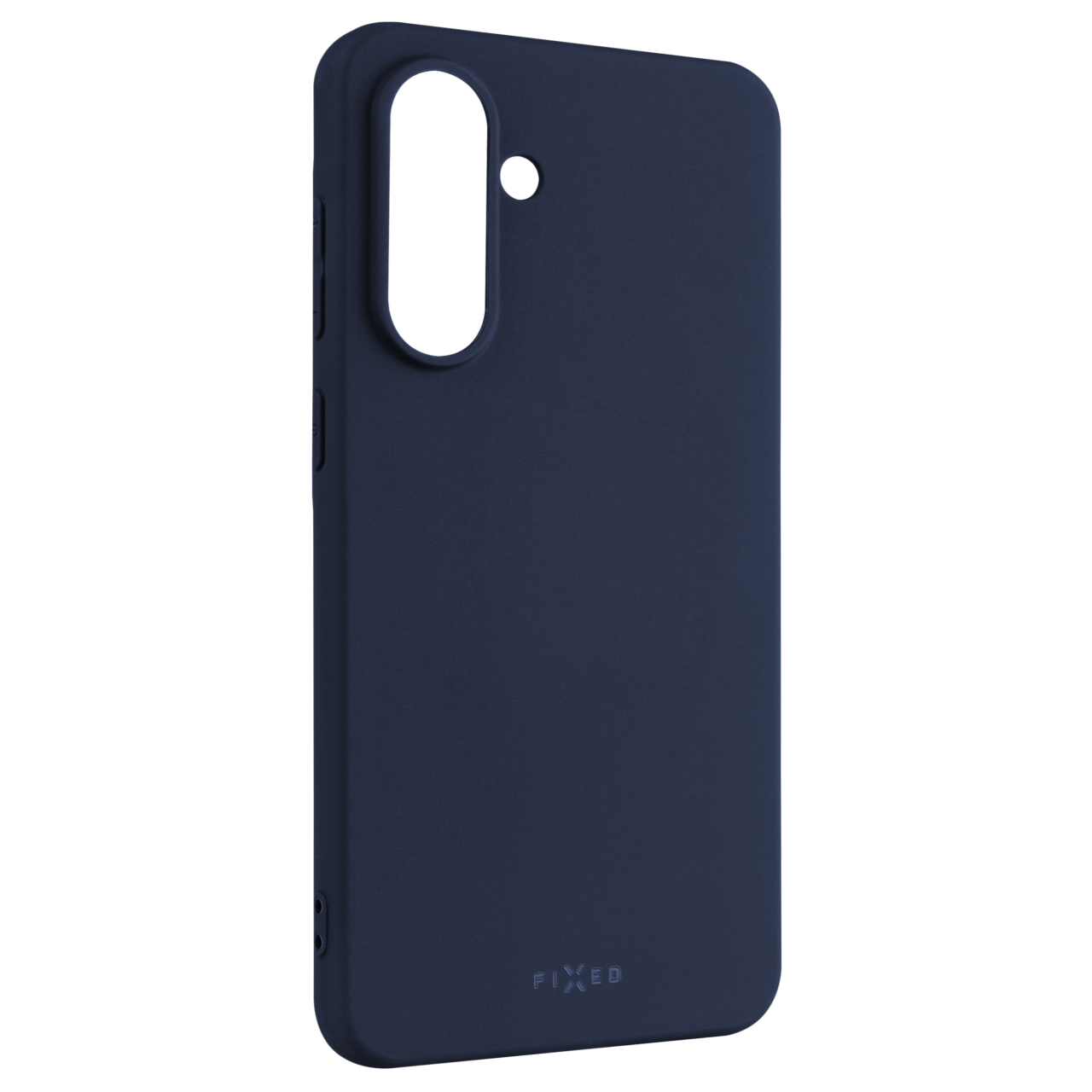 Zadný pogumovaný kryt FIXED Story pre Samsung Galaxy A36 5G, modrý