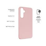 Zadný pogumovaný kryt FIXED Story pre Samsung Galaxy A55 5G, ružový
