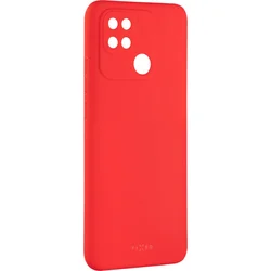 Zadný pogumovaný kryt FIXED Story pre Xiaomi Redmi 10C, červený